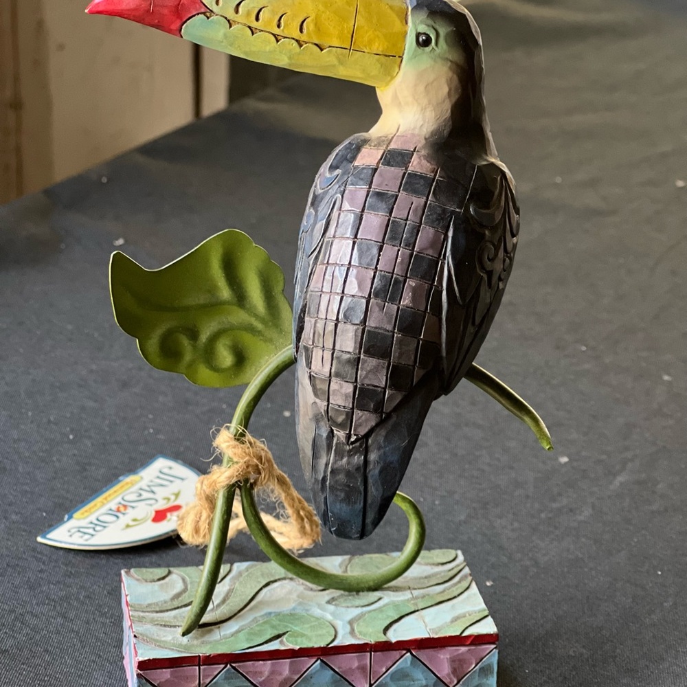 Jim Shore Vibrant Toucan Bird Figurine